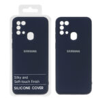 قاب نیو سیلیکون محافظ لنزدار RFF مدل Samsung Galaxy M31 - سرمه ای (پک دار)
