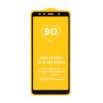 محافظ صفحه نمایش شیشه ای Samsung Galaxy A750 / J4 Core / J4 Plus / J6 Plus / J8 / A8 Plus / A6 Plus / A7 2018 - Full Cover - مشکی (بدون پک)