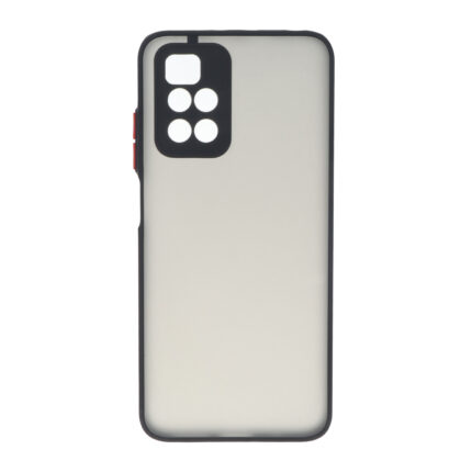 قاب پشت مات محافظ لنزدار Xiaomi Redmi 10 / Redmi 10 Prime - مشکی