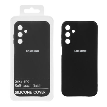 قاب نیو سیلیکون محافظ لنزدار RFF مدل Samsung Galaxy A15 - مشکی (پک دار)