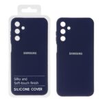 قاب نیو سیلیکون محافظ لنزدار RFF مدل Samsung Galaxy A15 - سرمه ای (پک دار)