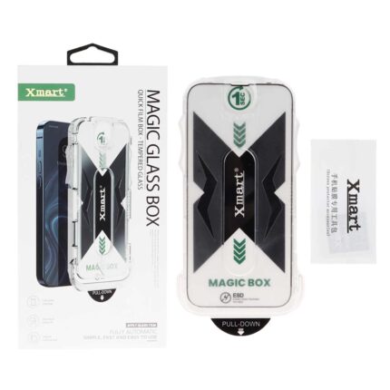محافظ صفحه نمایش شیشه ای اورجینال XMART - Magic Glass Box مدل Iphone 13 Pro Max / 14 Plus (پک دار)