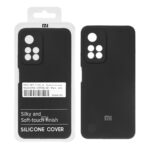 قاب سیلیکونی پاک کنی اورجینال درجه یک Xiaomi Redmi Note 11 5G / Poco M4 Pro 5G - مشکی (پک دار)