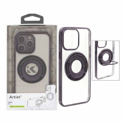 قاب COCO SE Magnetic هولدر استندشو Apple iPhone 15 Pro Max - مشکی (پک دار)