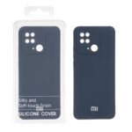 قاب نیو سیلیکون محافظ لنزدار RFF مدل Xiaomi Redmi 10C / Redmi 10 Power / Poco C40 - سرمه ای (پک دار)