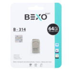 فلش مموری BEXO USB2.0 مدل B-314 ظرفیت 64GB - نقره ای (گارانتی داده پردازی آواتک)