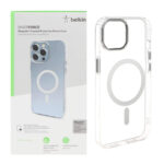 قاب belkin شفاف Magsafe مدل Apple iPhone 13 / iPhone 14 (پک دار)