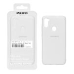 قاب سیلیکونی پاک کنی اورجینال درجه یک Samsung Galaxy A11 / M11 - سفید (پک دار)