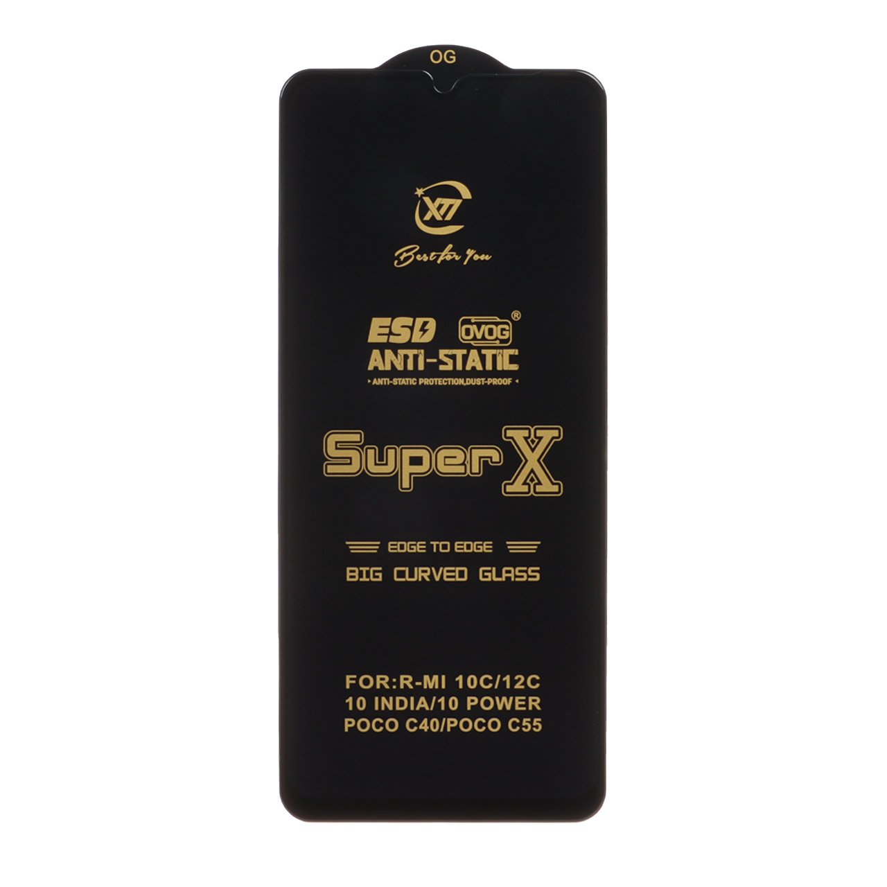 1034326 محافظ صفحه نمایش آنتی استاتیک Full Cover Super X مدل Xiaomi Redmi A3/ A3x / Redmi 10C / Redmi 12C / Redmi 11A / Redmi 10 Power / Poco C40 / Poco C55 / C61 - تصویر 1