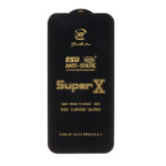 محافظ صفحه نمایش آنتی استاتیک Full Cover Super X مدل Apple iPhone 13 / iPhone 13 Pro / iPhone 14 / 16e