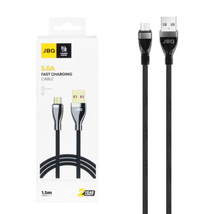 کابل شارژ 1.5 متری فست اندروید JBQ مدل CA-504 - مشکی (گارانتی یکساله رصاصی)