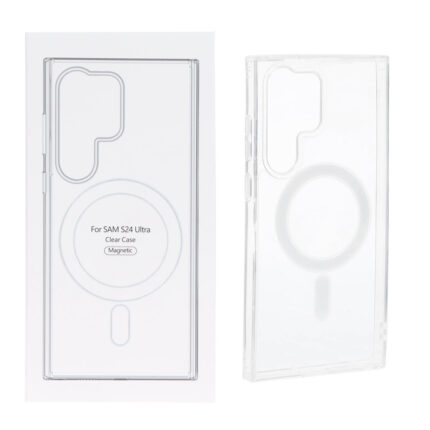قاب شفاف Samsung Galaxy S24 Ultra با قابلیت شارژ MagSafe (پک دار)