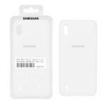 قاب سیلیکونی پاک کنی اورجینال درجه یک Samsung Galaxy A10 / M10 - سفید (پک دار)