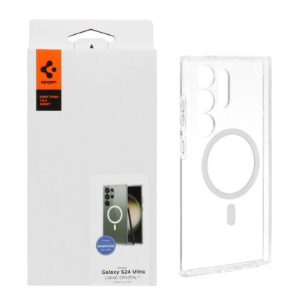 قاب Spigen اورجینال شفاف MagSafe محافظ لنزدار Samsung Galaxy S24 Ultra (پک دار)