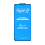 محافظ صفحه نمایش شیشه ای آنتی استاتیک مات Full Cover Super S-OG مدل Iphone X Max / XS Max / 11 Pro Max - مشکی (بدون پک)