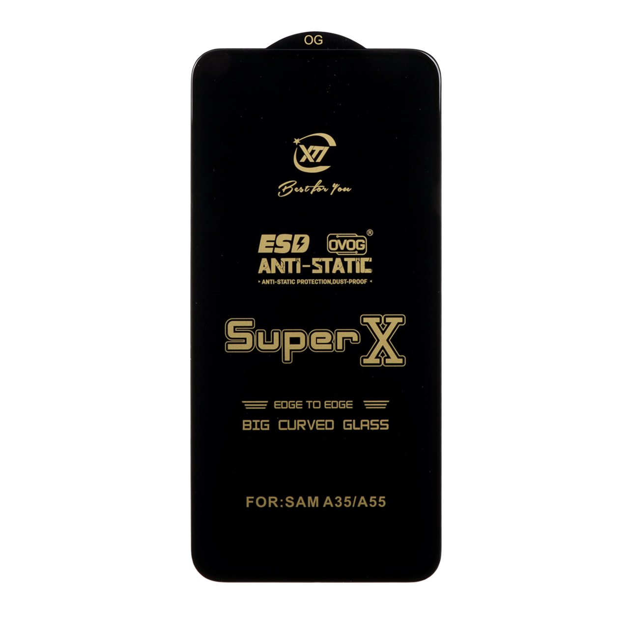 1061916 محافظ صفحه نمایش آنتی استاتیک Full Cover Super X مدل Samsung Galaxy A27 / A35 / A55 - تصویر 1