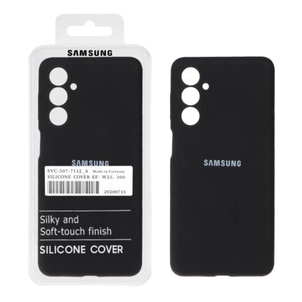 قاب سیلیکونی پاک کنی اورجینال درجه یک Samsung Galaxy M54 / F54 - مشکی (پک دار)
