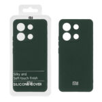قاب نیو سیلیکون محافظ لنزدار RFF مدل Xiaomi Redmi Note 13 4G - سبزتیره (پک دار)