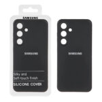 قاب نیو سیلیکون محافظ لنزدار RFF مدل Samsung Galaxy S24 - مشکی (پک دار)