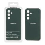 قاب نیو سیلیکون محافظ لنزدار RFF مدل Samsung Galaxy S24 - سبزتیره (پک دار)