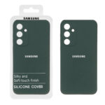 قاب نیو سیلیکون محافظ لنزدار RFF مدل Samsung Galaxy A35 - سبزتیره (پک دار)