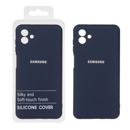 قاب نیو سیلیکون محافظ لنزدار RFF مدل Samsung Galaxy A04 / M13 5G - سرمه ای (پک دار)
