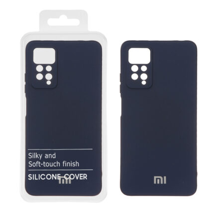 قاب نیو سیلیکون محافظ لنزدار RFF مدل Xiaomi Redmi Note 12 Pro 4G / Redmi Note 11 Pro - سرمه ای (پک دار)