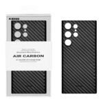 قاب محافظ لنزدار Original KDoo Air Carbon مدل Samsung Galaxy S23 Ultra - مشکی (پک دار)