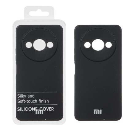 قاب نیو سیلیکون محافظ لنزدار RFF مدل Xiaomi Redmi A3 / A3x / poco C61 - مشکی (پک دار)