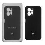 قاب سیلیکونی پاک کنی محافظ لنزدار اورجینال Xiaomi Redmi Note 12 4G - مشکی (پک اصلی)