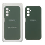 قاب سیلیکونی پاک کنی محافظ لنزدار اورجینال Samsung Galaxy A14 - سبز (پک اصلی)