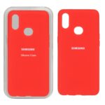 قاب سیلیکونی پاک کنی اورجینال Samsung Galaxy A10s - قرمز (پک اصلی)