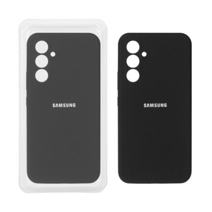 قاب سیلیکونی پاک کنی محافظ لنزدار اورجینال Samsung Galaxy A54 - مشکی (پک اصلی)
