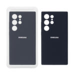 قاب سیلیکونی پاک کنی محافظ لنزدار اورجینال Samsung Galaxy S24 Ultra - مشکی (پک اصلی)