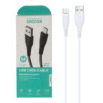 کابل شارژ 1.1 متری فست اندروید Shoosh مدل SH401A - سفید - SMO