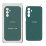 قاب سیلیکونی پاک کنی محافظ لنزدار اورجینال Samsung Galaxy A15 - سبز (پک اصلی)