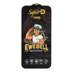 محافظ صفحه نمایش شیشه ای Full Cover Super D Esd Ewesell مدل Iphone 15 Pro Max (بدون پک)