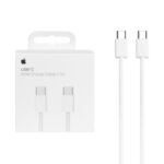 کابل شارژ آیفون 15/16 مدل A2795 - سفید - اصل چین - MMS (گارانتی 6 ماهه YA)