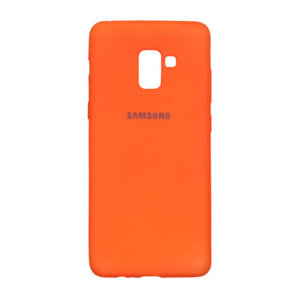 قاب Rock ساده Samsung Galaxy A8 Plus / A730 - نارنجی فانتزی