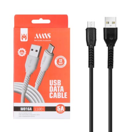 کابل شارژ فست 1.1 متری اندروید MNS مدل M016A - مشکی - SMO