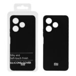 قاب نیو سیلیکون محافظ لنزدار RFF مدل Xiaomi Redmi 13X / Redmi 13 4G / Poco M6 4G - مشکی (پک دار)