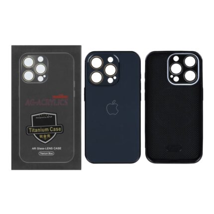 قاب AG ACRYLICS محافظ لنز گلس Magsafe مدل Apple iPhone 15 Pro - مشکی (پک دار)
