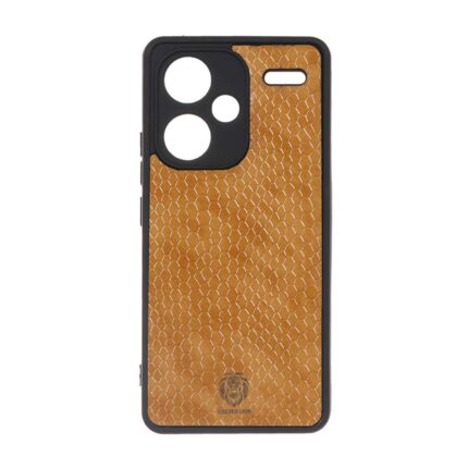 قاب Rock پوست ماری Xiaomi Redmi Note 13 Pro Plus - عسلی