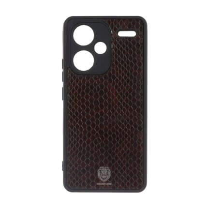 قاب Rock پوست ماری Xiaomi Redmi Note 13 Pro Plus - قهوه ای