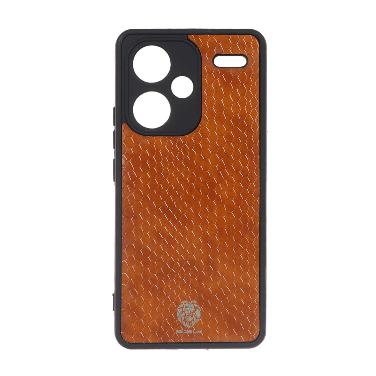 1142516 قاب Rock پوست ماری Xiaomi Redmi Note 13 Pro Plus - قهوه ای روشن - تصویر 1