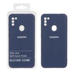 قاب نیو سیلیکون محافظ لنزدار RFF مدل Samsung Galaxy A11 / M11 - سرمه ای (پک دار)