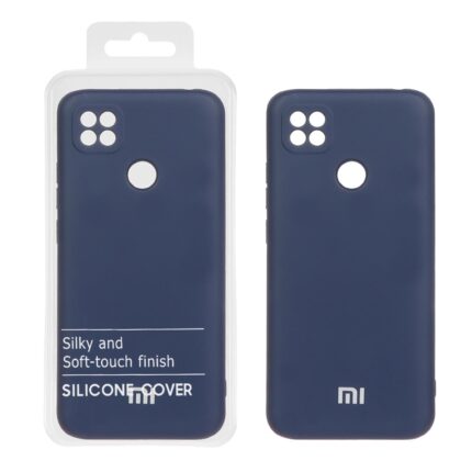 قاب نیو سیلیکون محافظ لنزدار RFF مدل Xiaomi Redmi 10A / Redmi 9C / Poco C31 - سرمه ای (پک دار)