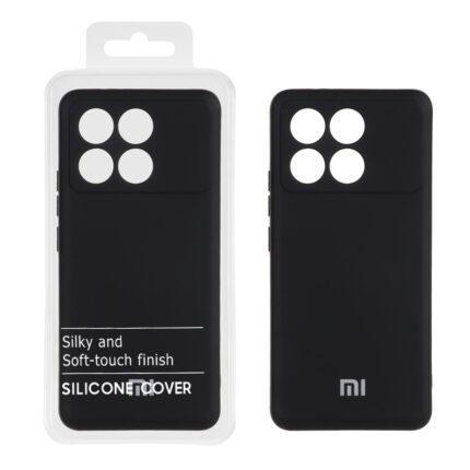 قاب نیو سیلیکون محافظ لنزدار RFF مدل Xiaomi Poco F6 Pro - مشکی (پک دار)
