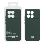 قاب نیو سیلیکون محافظ لنزدار RFF مدل Xiaomi Poco F6 Pro - سبز تیره (پک دار)