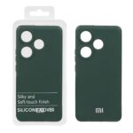 قاب نیو سیلیکون محافظ لنزدار RFF مدل Xiaomi Poco F6 - سبز تیره (پک دار)